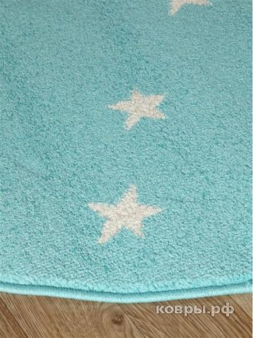 ковер Agnella Funky Top starf blue круг — фото 3