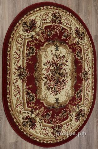 ковер Merinos Laguna 5439 red Овал — фото 2