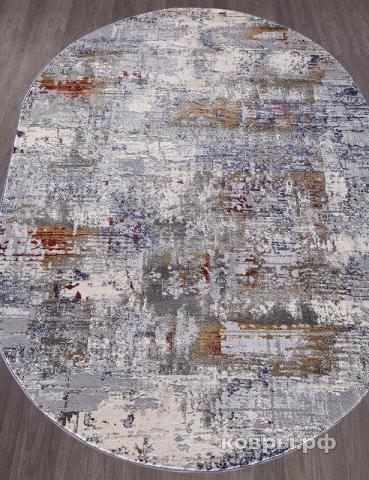 ковер ARDA MARDAN 5038A COKEN D.GREY / BLUE Овал — фото 2