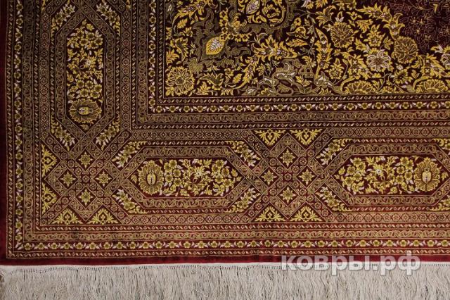 ковер ручной работы Шелковый Китайский ковер ручной работы 2.48x2.48 — фото 3