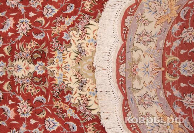 ковер ручной работы Иранский ковер ручной работы из шелка и шерсти Tabriz (Табриз) 1.5x2 — фото 2