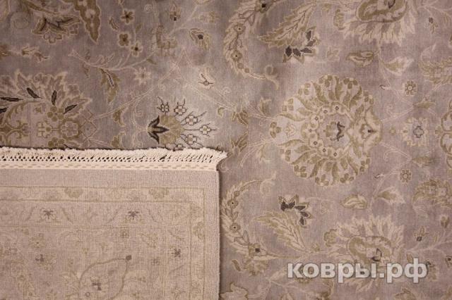 ковер ручной работы Индийский ковер ручной работы из шелка и шерсти Aurora (Аврора) 3.73x2.79 — фото 4