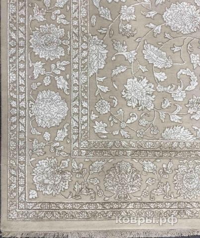 ковер ручной работы Индийский ковер ручной работы из шелка и шерсти 3.11x2.52 — фото 3