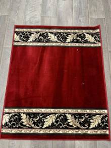 Коврик № 867,бордовый,размер 1 на 1,2 метра