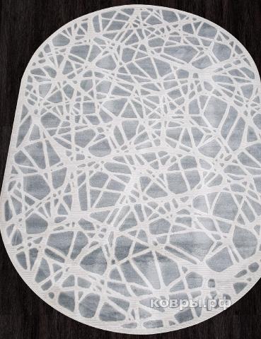 ковер MERINOS MIRANDA D967 BLUE-CREAM Овал — фото 2