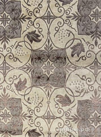 ковер ручной работы Китайский ковер ручной работы из шелка и шерсти 4.57x3.66 — фото 4