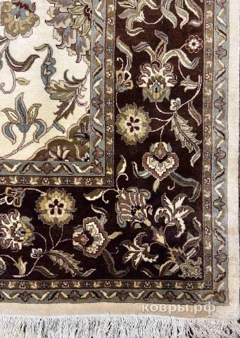 ковер ручной работы Шерстяной Индийский ковер ручной работы 3.65x2.65 — фото 5