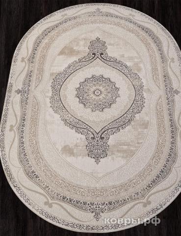 ковер Ковер ROZA SIESTA M034A BONE / GRAY Овал — фото 2