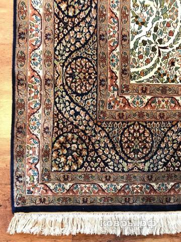 ковер ручной работы Шелковый Индийский ковер ручной работы Kashmir (Кашмир) 3.03x4.45 — фото 5