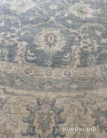 ковер ручной работы Шелковый Афганский ковер ручной работы Сhoubi Ziegler (Чуби зиглер)3.55x3.59 — фото 2