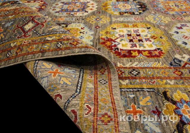 ковер ручной работы Шелковый Афганский ковер ручной работы Sultani (Султани) 2.93x1.99 — фото 9