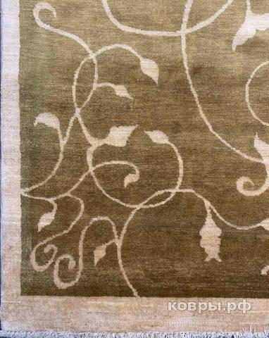 ковер ручной работы Шелковый Афганский ковер ручной работы Сhoubi (Чуби модерн) 3.01x2.08 — фото 2