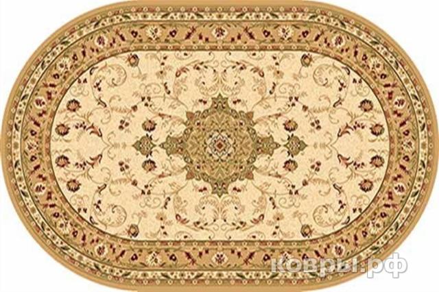 ковер Merinos Valencia d115 CREAM Овал