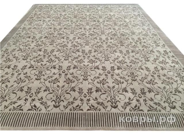 ковер ручной работы Дизайнерский ковер ручной работы из шерсти дикого яка 2.74x3.66 — фото 2