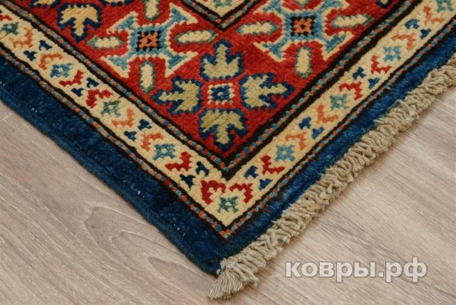 ковер ручной работы Пакистанский ковер ручной работы Казах 1.02x1.48м — фото 3