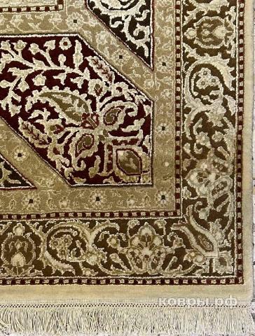 ковер ручной работы Индийский ковер ручной работы из шелка и шерсти Rajkumar (Ражкумар) 2.4x1.69 — фото 4