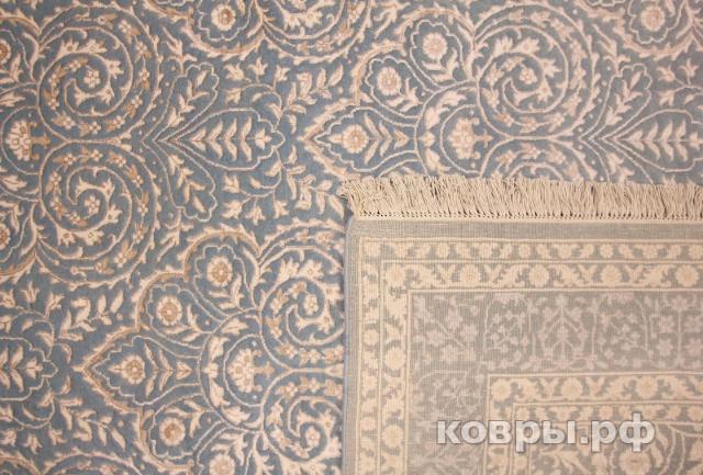 ковер ручной работы Индийский ковер ручной работы из шелка и шерсти Rajkumar (Ражкумар) 2.4x1.7 — фото 2