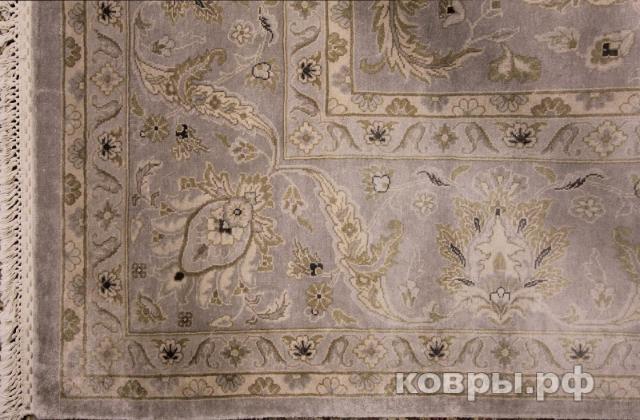 ковер ручной работы Индийский ковер ручной работы из шелка и шерсти Aurora (Аврора) 3.73x2.79 — фото 5