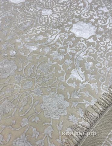 ковер ручной работы Индийский ковер ручной работы из шелка и шерсти 3.93x3.93 — фото 5