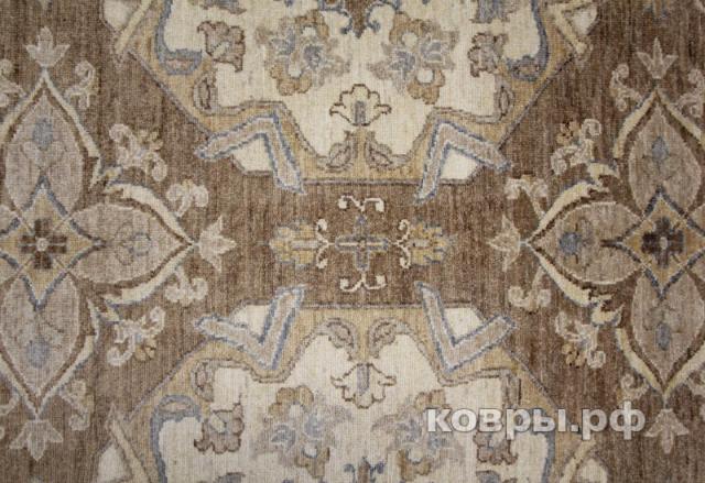 ковер ручной работы Шерстяной Афганский ковер ручной работы Сhoubi Ziegler (Чуби зиглер) 3.42x2.68 — фото 3