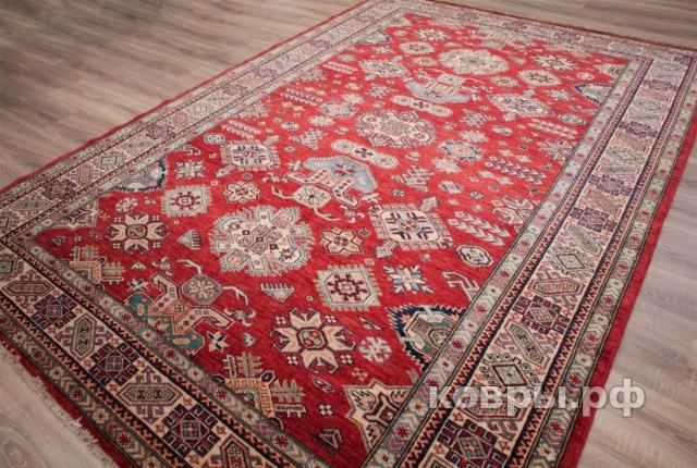 ковер ручной работы Пакистанский ковер ручной работы Казах 1.86x2.74 — фото 3