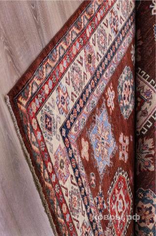 ковер ручной работы Пакистанский ковер ручной работы Казах 1.83x2.63м — фото 13