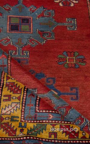 ковер ручной работы Дагестанский ковер ручной работы Антикварный 1.19x1.69м — фото 9