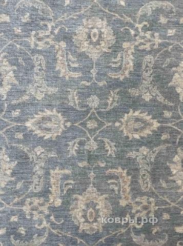 ковер ручной работы Шелковый Афганский ковер ручной работы Сhoubi Ziegler (Чуби зиглер)3.55x3.59 — фото 3