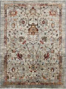 Шелковый Афганский ковер ручной работы Сhoubi (Чуби) 2.14x1.6