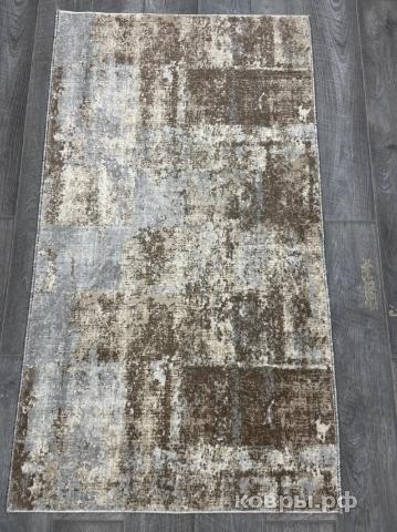 Халява Коврик № 1801,бежево-серый,размер 0,92 на 1,6 метра