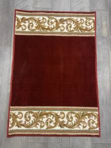 Коврик № 1814,бордовый,размер 0,8 на 1,2 метра