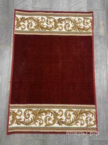 Халява Коврик № 1814,бордовый,размер 0,8 на 1,2 метра
