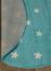 ковер Agnella Funky Top starf blue круг