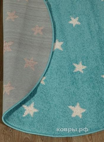 ковер Agnella Funky Top starf blue круг — фото 5