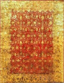 Индийский ковер ручной работы 2.45x3.05