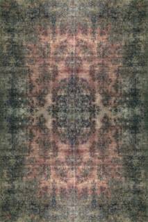 Афганский ковер ручной работы стертая классика 2.96x4.02м