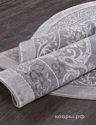 ковер KARMEN HALI ARMINA 03760A GREY / GREY Круг — фото 4