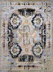 Индийский ковер ручной работы из шелка и шерсти 3.67x2.72