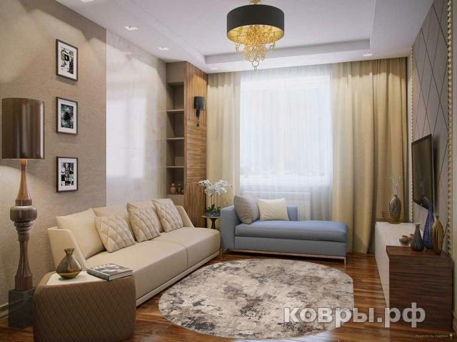 ковер Ковер ROZA SIESTA M033A CREAM / WHITE Овал — фото 3