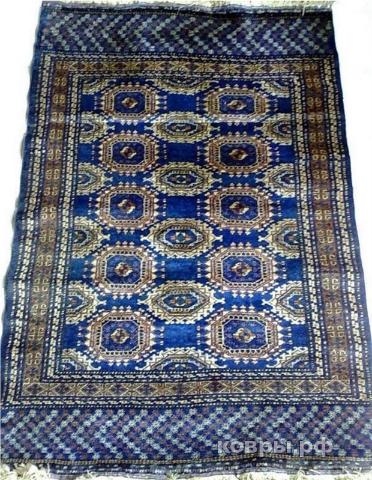 ковер ручной работы Туркменский ковер ручной работы Пенди 1.21x1.8 — фото 2