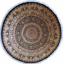 Шелковый Иранский ковер ручной работы Qum (Кум) 2.5x2.5