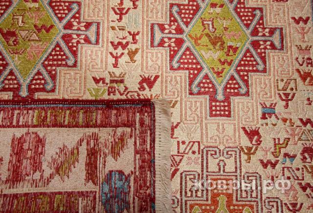 ковер ручной работы Шелковый Иранский ковер ручной работы Sumah (Сумах) 1.45x1.08 — фото 4