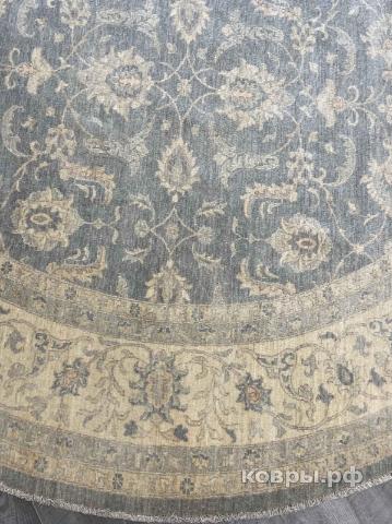 ковер ручной работы Шелковый Афганский ковер ручной работы Сhoubi Ziegler (Чуби зиглер)3.55x3.59 — фото 4