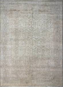 Шелковый Афганский ковер ручной работы 4.23x3.09