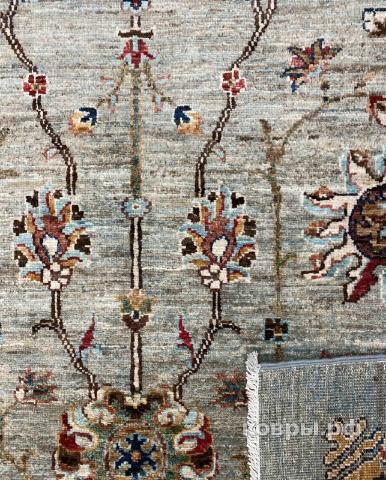 ковер ручной работы Шелковый Афганский ковер ручной работы Сhoubi (Чуби) 2.14x1.6 — фото 2