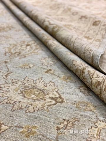 ковер ручной работы Афганский ковер ручной работы из шелка и шерсти Сhoubi Ziegler (Чуби зиглер) 5.92x4.13 — фото 2