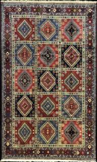 Шерстяной Иранский ковер ручной работы Yalame (Яламе) 2.47x1.5