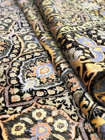 ковер ручной работы Индийский ковер ручной работы из шелка и шерсти Agra (Агра) 3x2.42 — фото 4