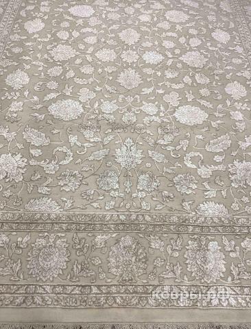 ковер ручной работы Индийский ковер ручной работы из шелка и шерсти 3.11x2.52 — фото 4