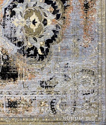 ковер ручной работы Индийский ковер ручной работы из шелка и шерсти 3.67x2.72 — фото 2